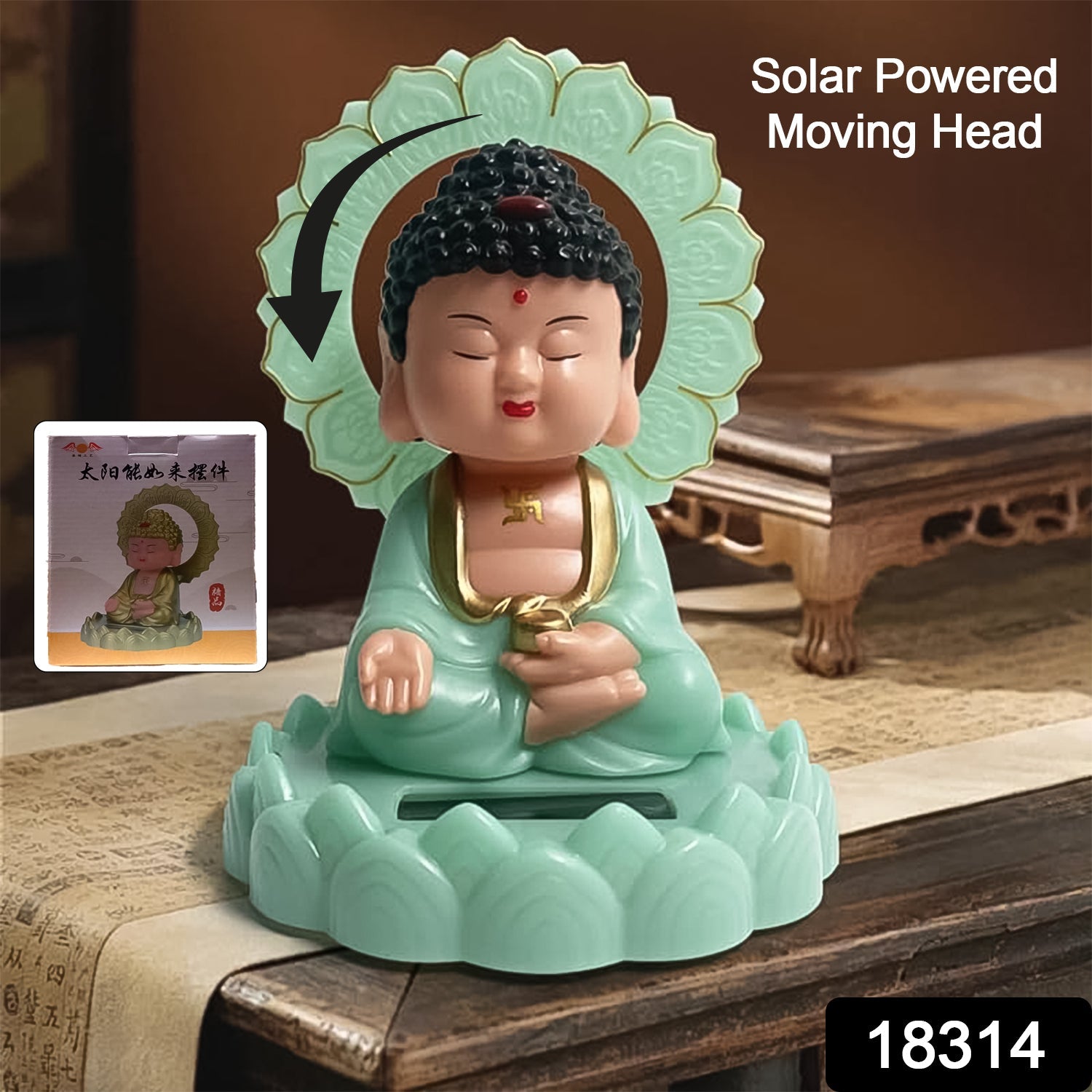 Zen Motion Solar Buddha Zen Motion Solar Buddha